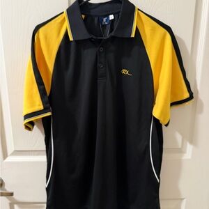 RXMASTER Black and Yellow Polo Shirt